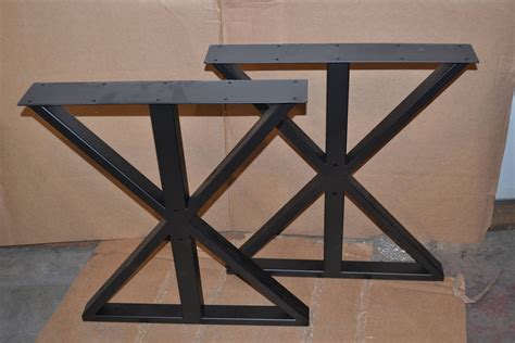 steel box section legs|metal table legs.